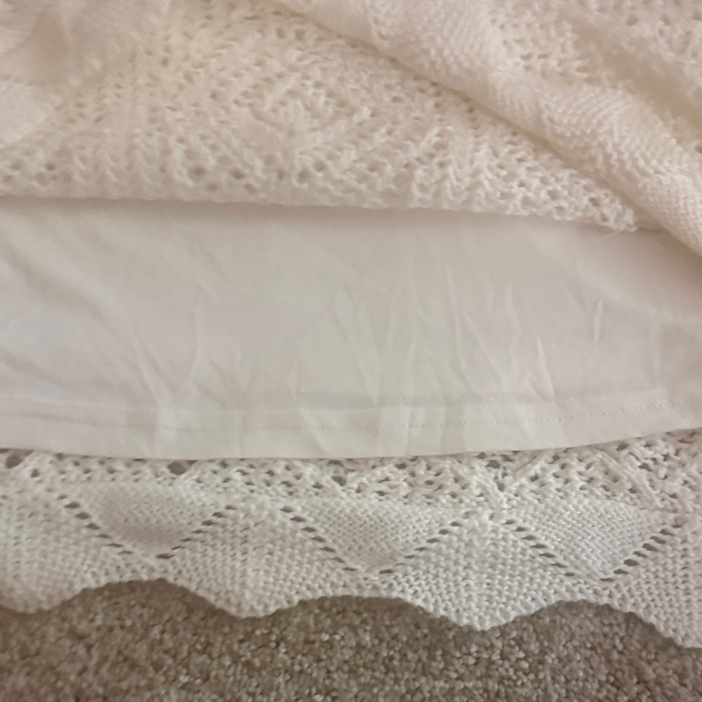 Cream Crochet Slip Dress - Picture 7 of 13